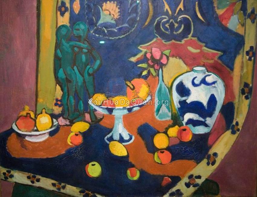 水果与静物 - 亨利·马蒂斯